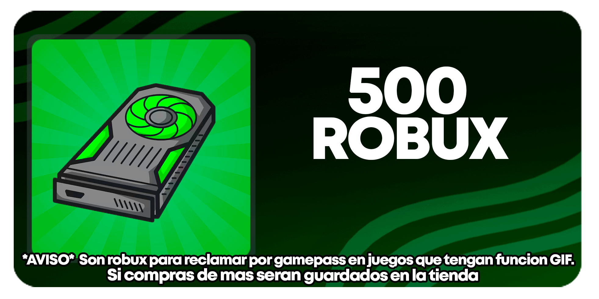 500 Robux